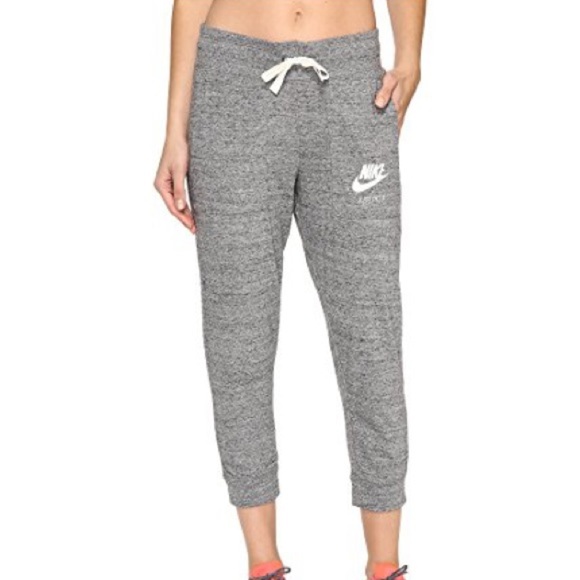 Nike Other - Women's Nike Sportswear Gym Vintage Capri Pant Carbon Heather Small